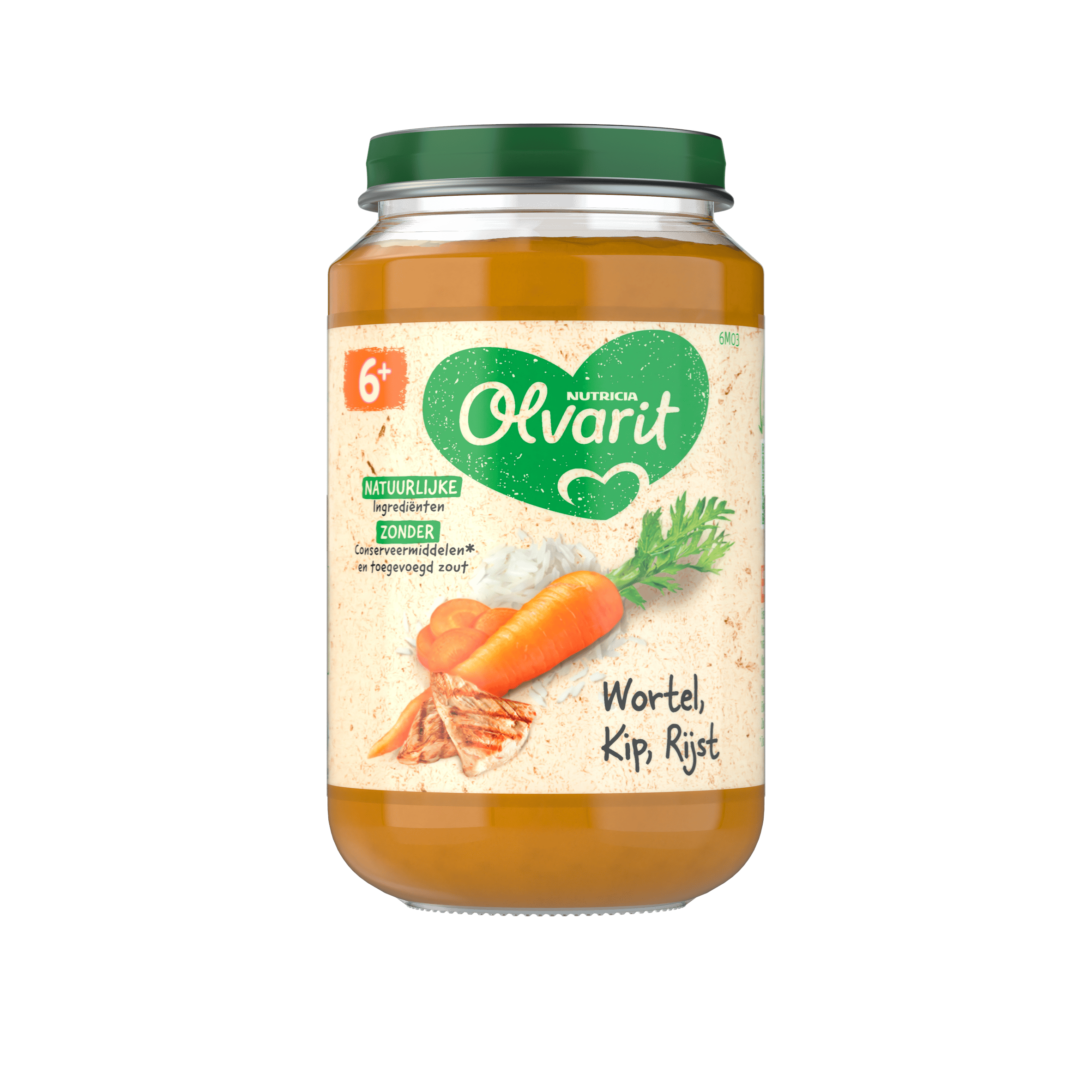 Olvarit 6+mnd Wortel Kip Rijst