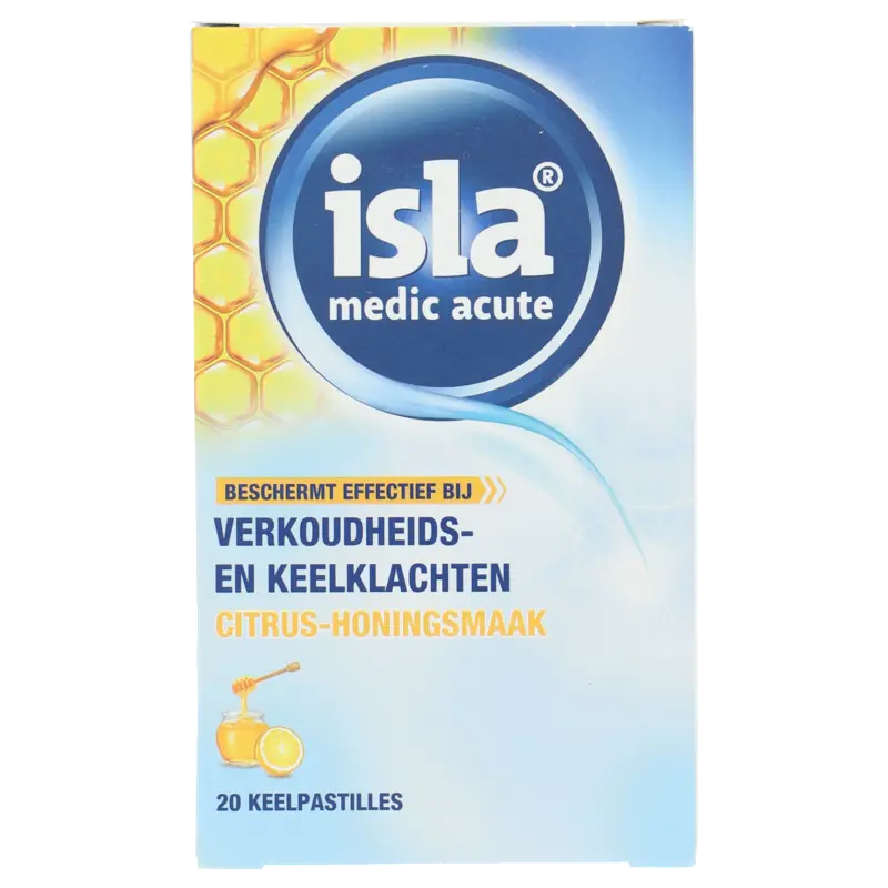 Isla Medic acute citrus-honing keelpastilles
