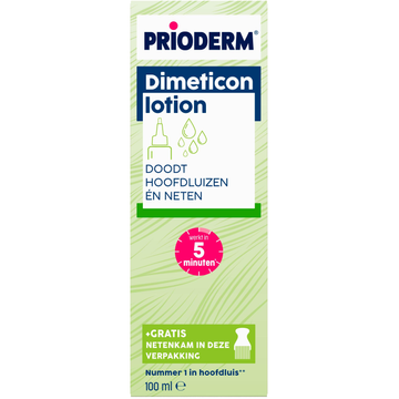 Prioderm Dimeticon lotion tegen luizen en neten 100 ml
