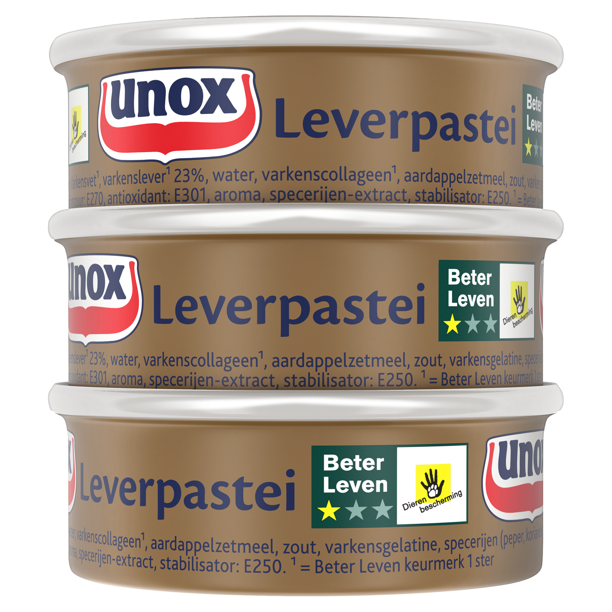 Unox Leverpastei 3-pack