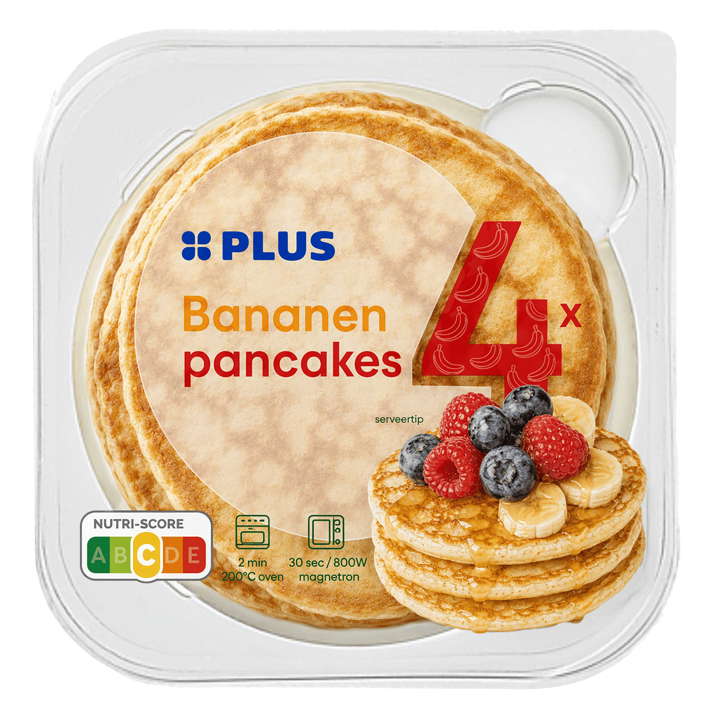 PLUS Banaan pancakes
