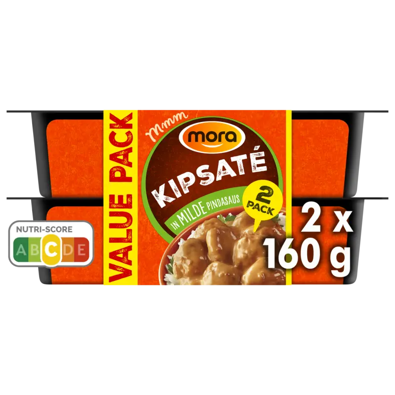 Mora Kipsate in milde pindasaus value pack