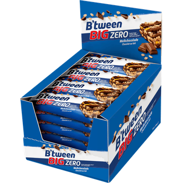 B’tween Big Mueslireep Zero Melkchocolade 24 x 40g