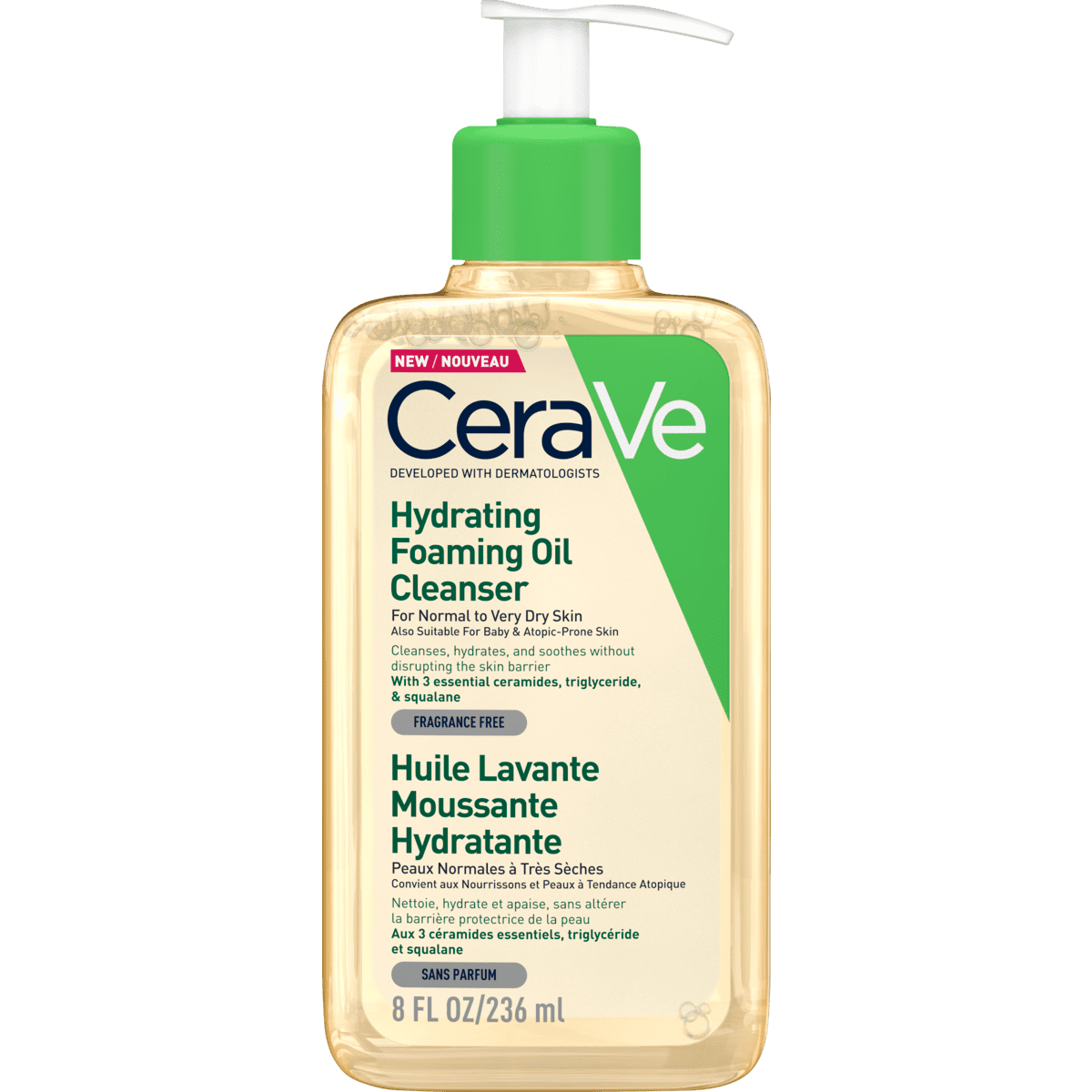 CeraVe Hydraterende Schuimende Reinigingsolie 236 ML