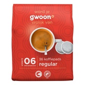 g'woon koffiepads regular