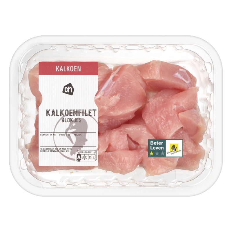 AH Kalkoenfilet blokjes