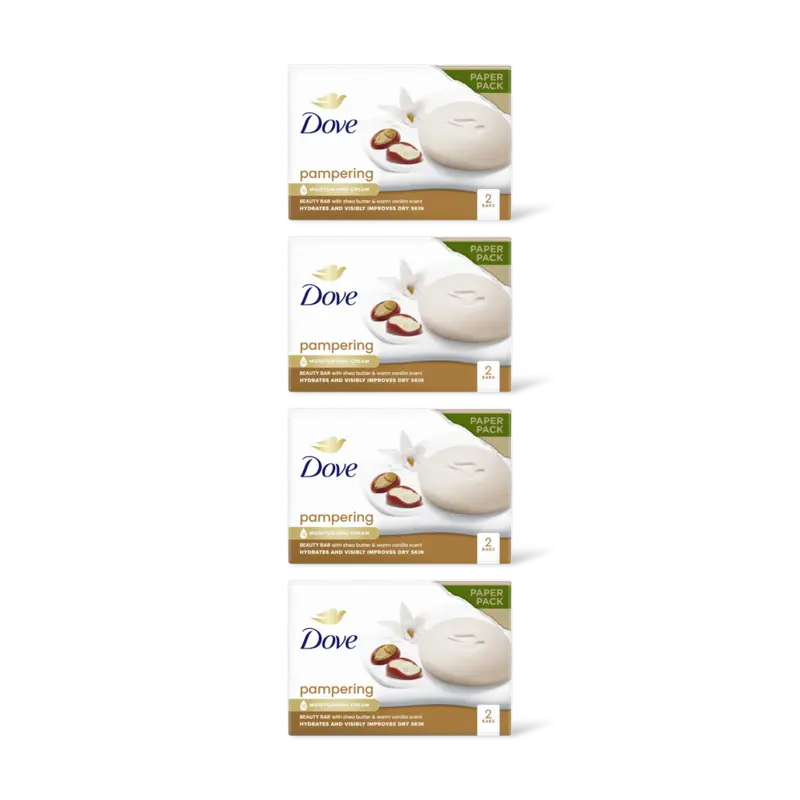 Dove Pampering beauty cream bar 4-pack