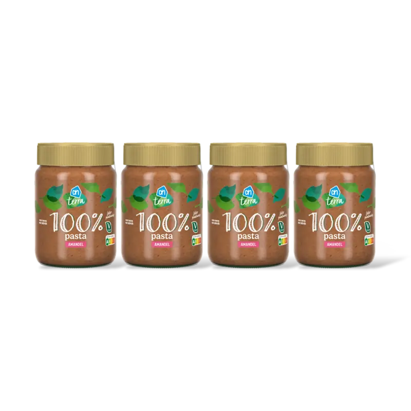 AH Terra Plantaardig 100% pasta amandel 4-pack