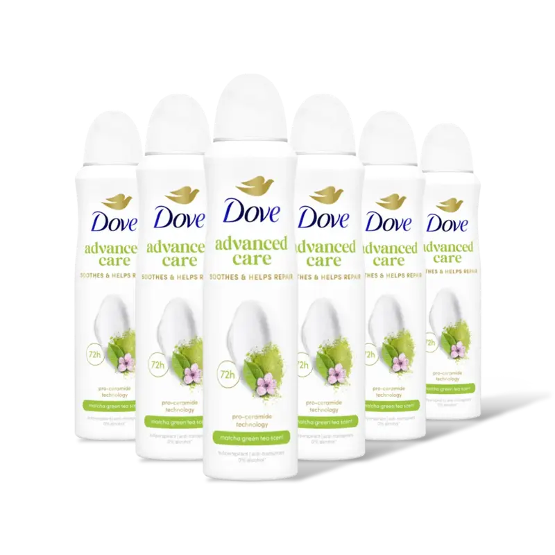 Dove Matcha & sakura deodorant spray 6-pack