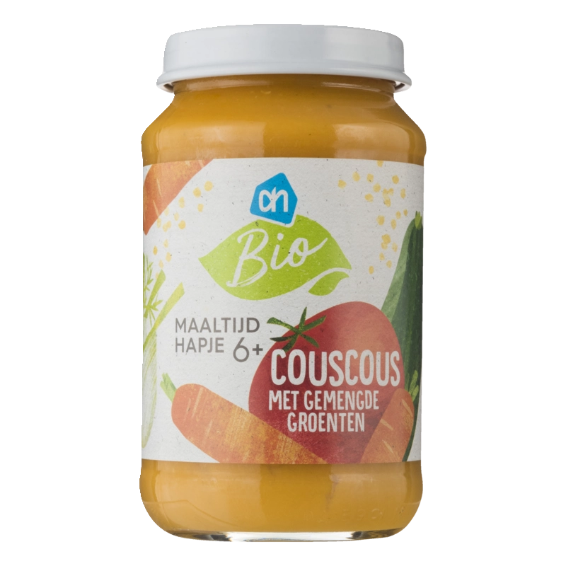 AH Biologisch Couscous met gemengde groente 6m+