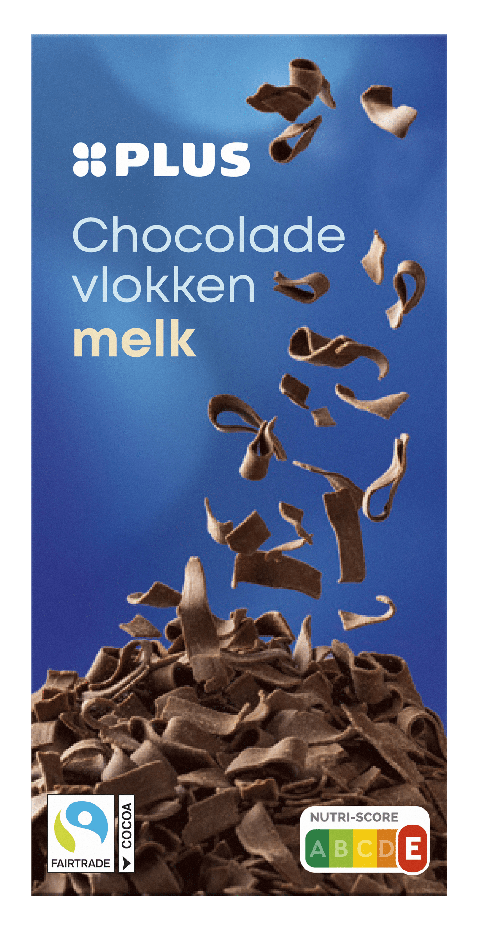 PLUS Chocoladevlokken melk Fairtrade