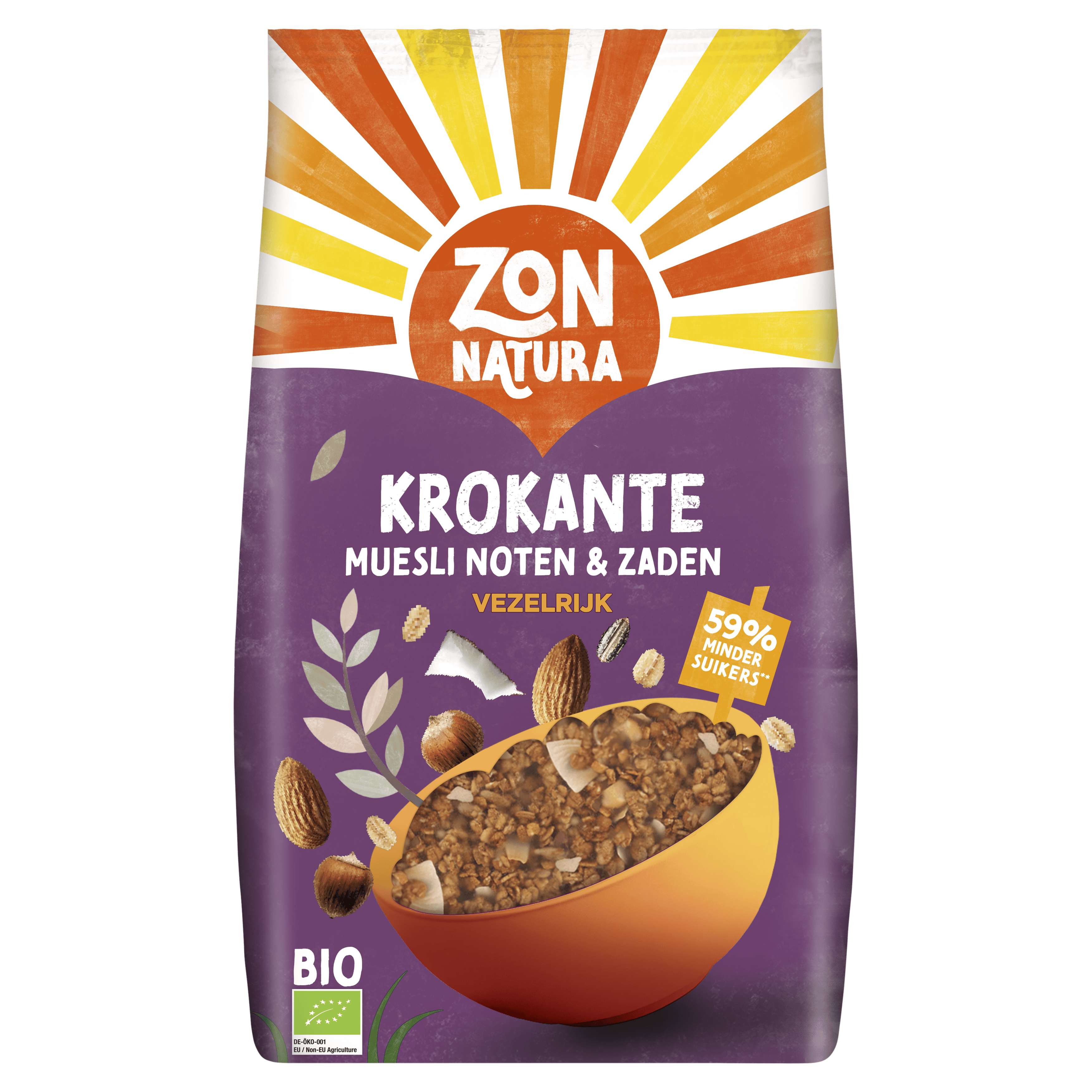 Zonnatura Krokante Muesli Noten & Zaden