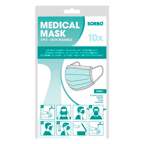 Neutraal Disposable mondmasker