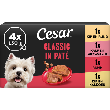 Cesar Classic in Paté 4 x 150 g