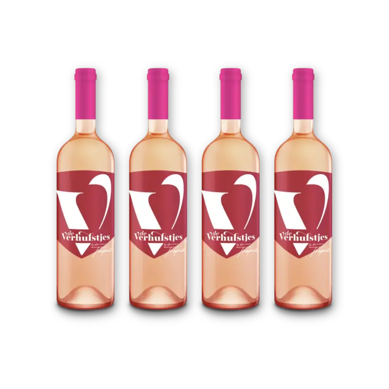 De Verhulstjes De Verhulstjes Rose 4 flessen