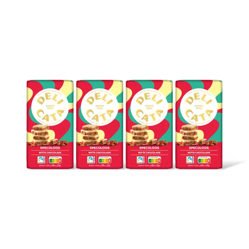 Delicata Wit met speculoosvulling 4-pack