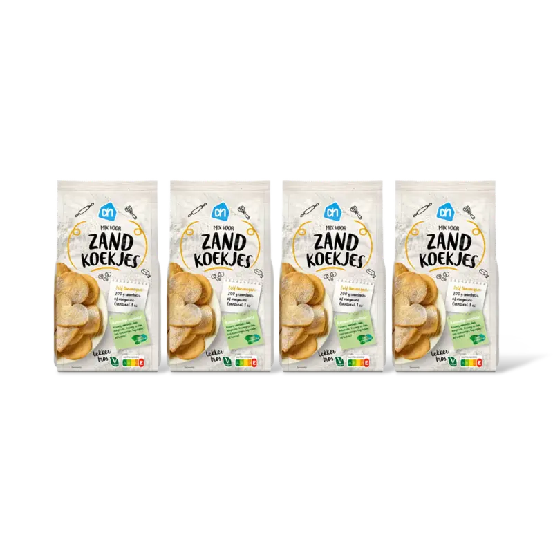 AH Mix voor zandkoekjes 4-pack