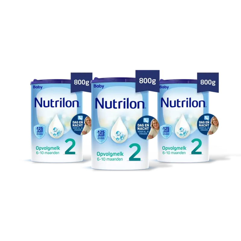 Nutrilon 2 opvolgmelk 6+ mnd 3-pack