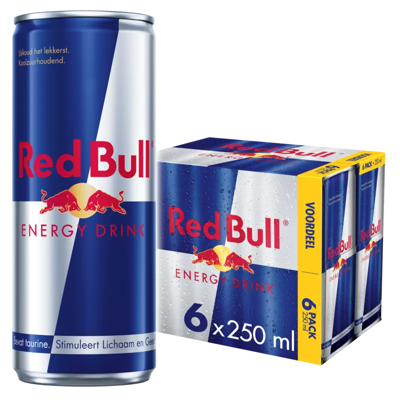 Red Bull Energy drink 6-pack voordeelverpakking