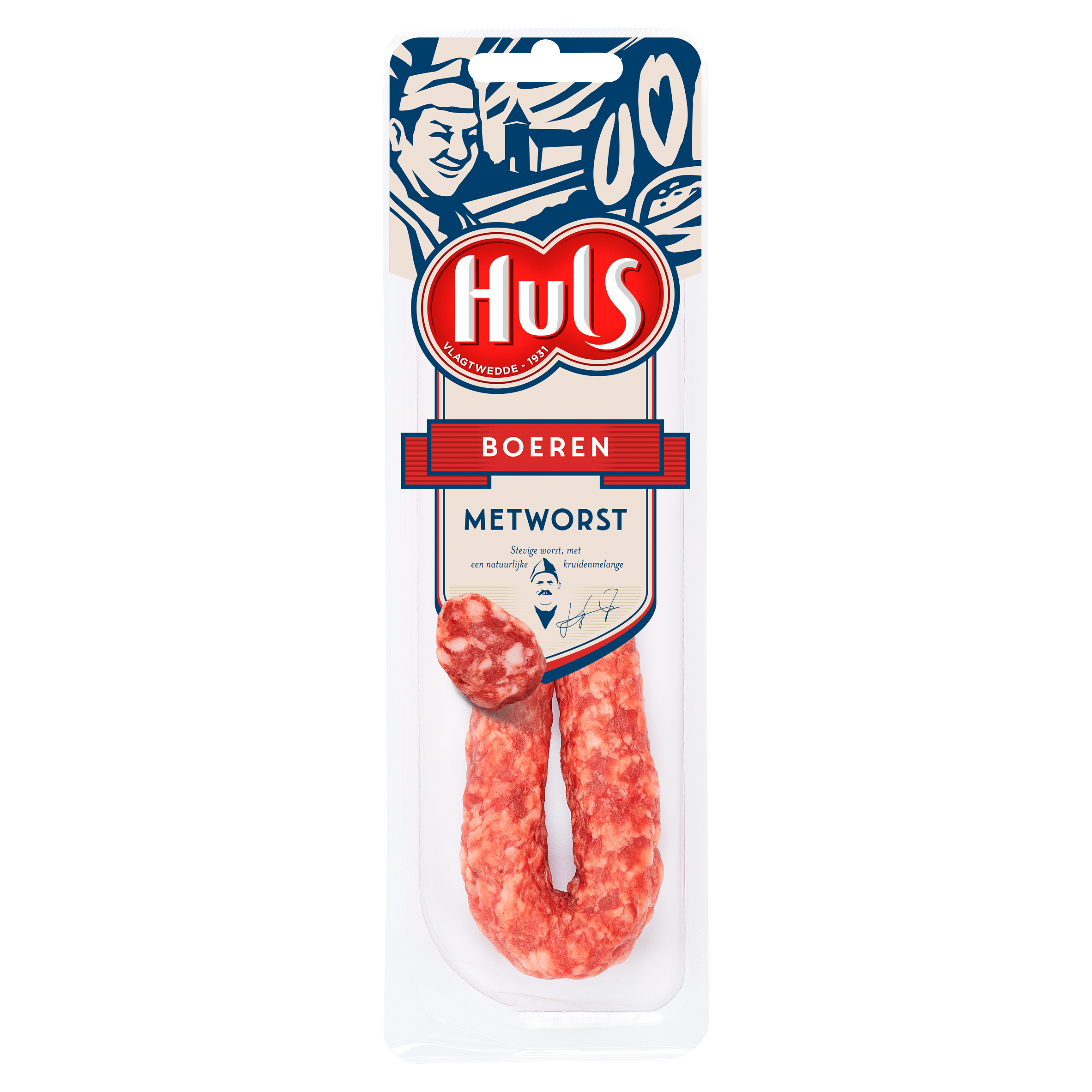 Huls Boerenmetworst 1stuk