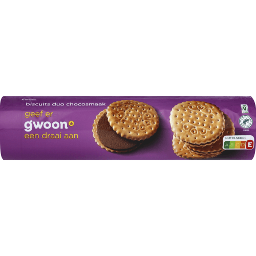G'woon Biscuits duo chocosmaak