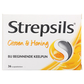 Strepsils citroen en honing 36 stuks