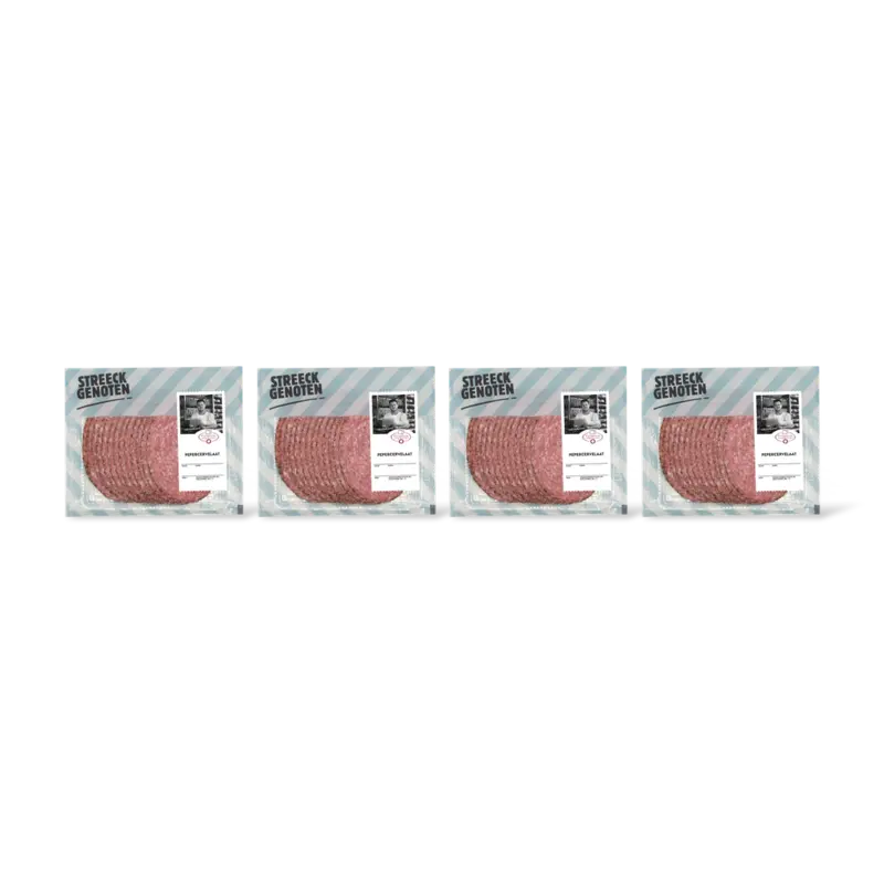 Streeckgenoten Pepercervelaat 4-pck
