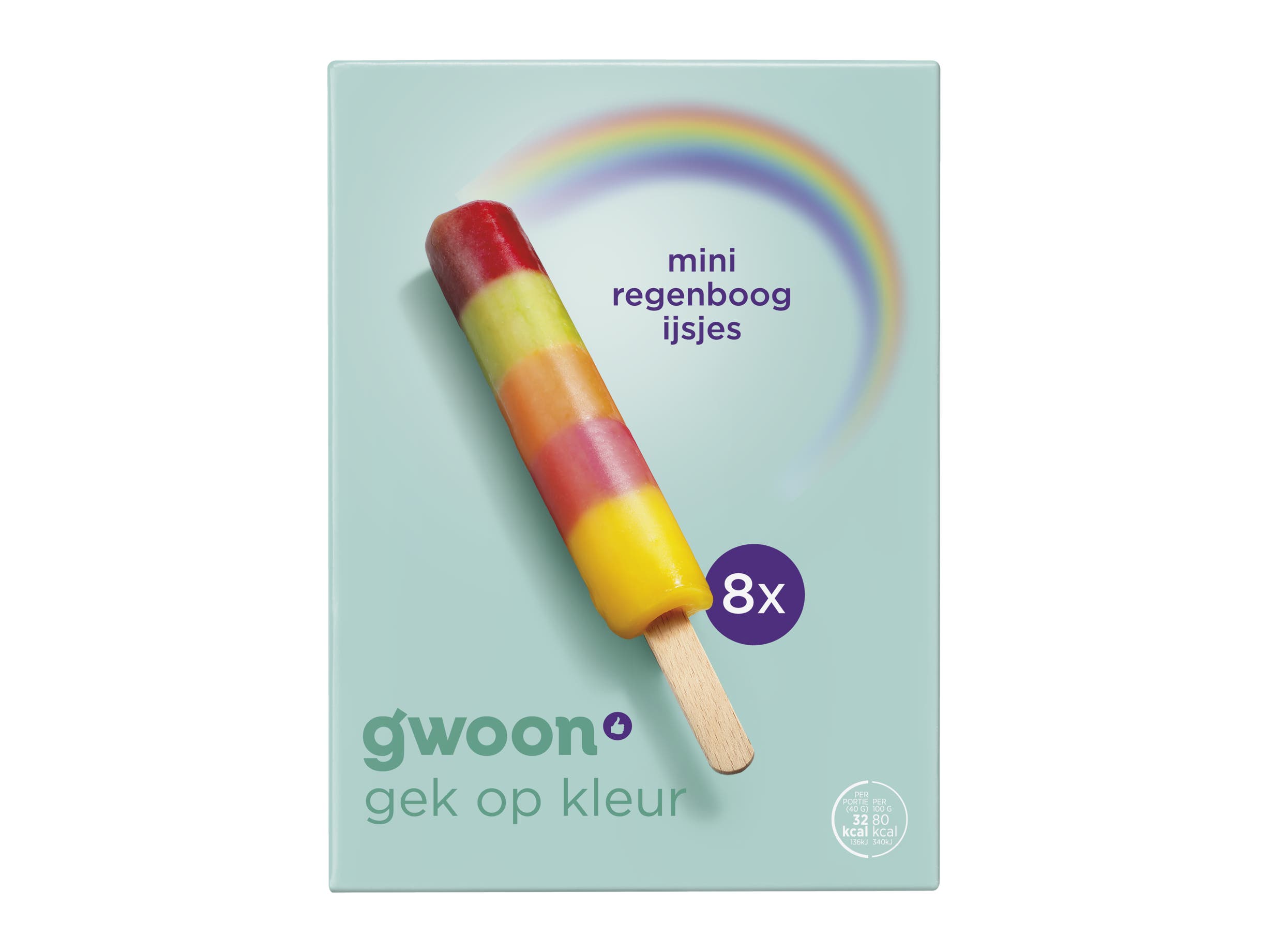 Mini regenboogijsjes