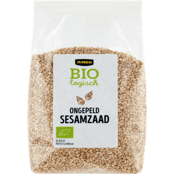 Jumbo Sesamzaad Biologisch Ongepeld 250g