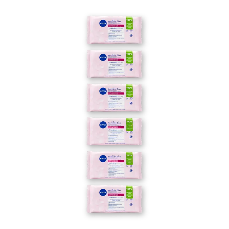 NIVEA Micelair rose water reinigingdoekjes 6pk