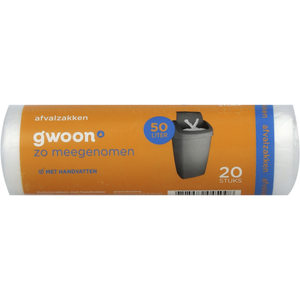 G'woon Vuilniszak Handvat 50l
