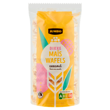 Jumbo Dikke Maïswafels Zeezout 120 g