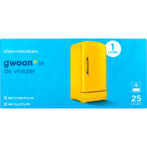 G'woon Diepvrieszakken 1l