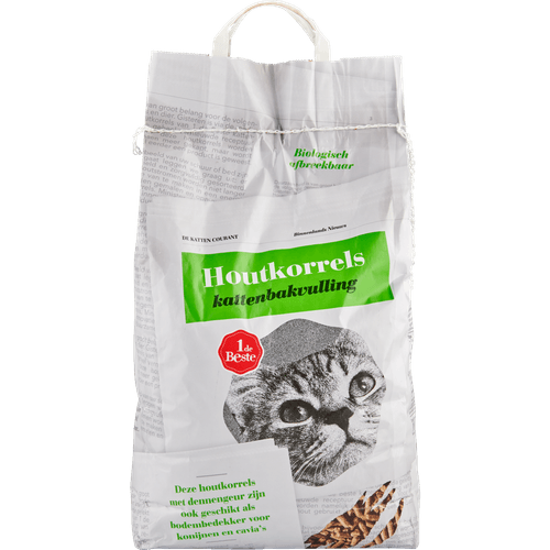 1 de Beste Kattenbakvulling houtkorrels