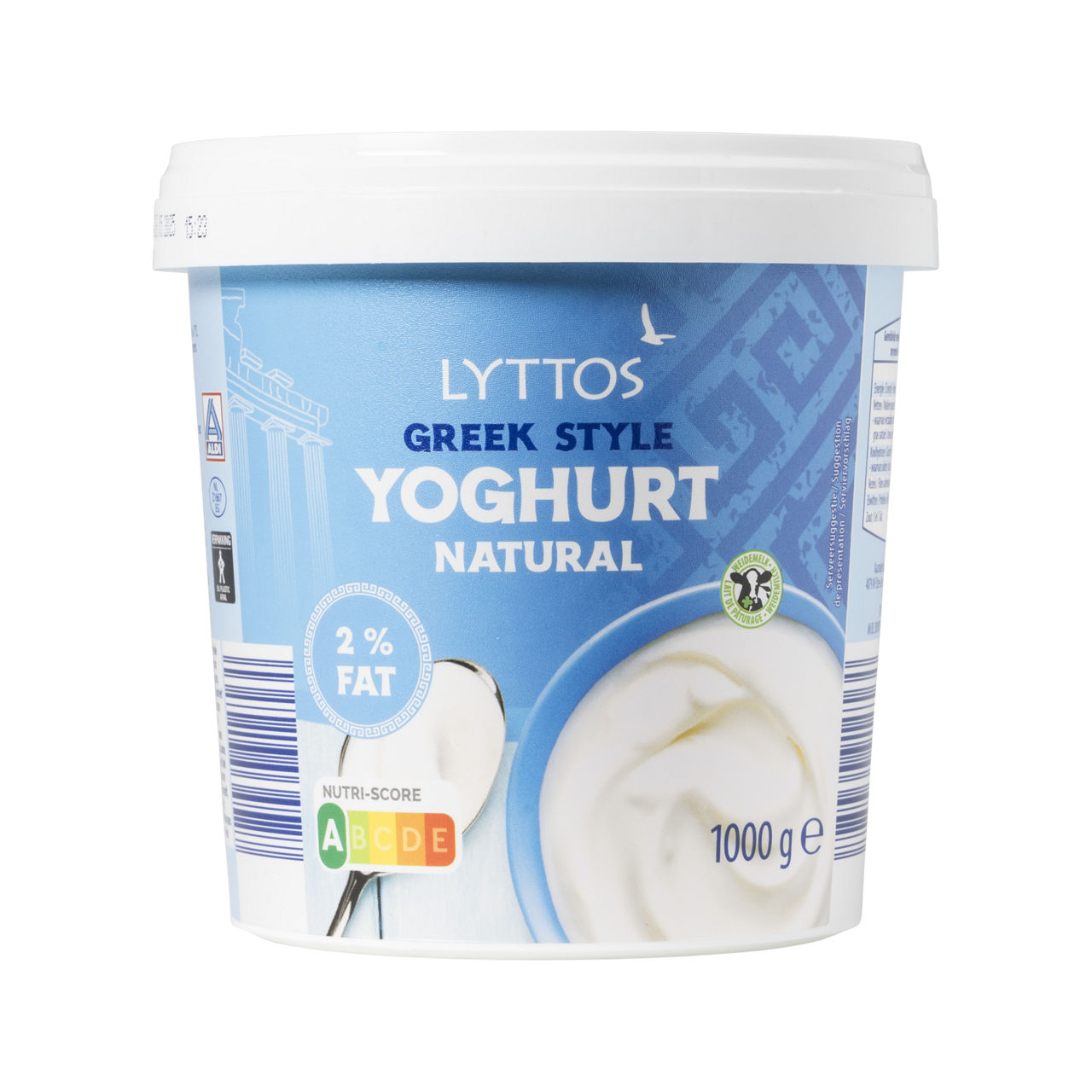 Griekse stijl yoghurt 2% vet