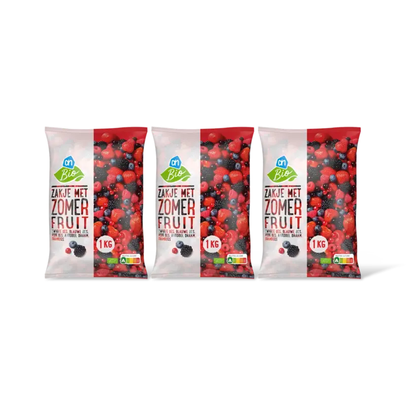 AH Zakje met zomer fruit 3-pack