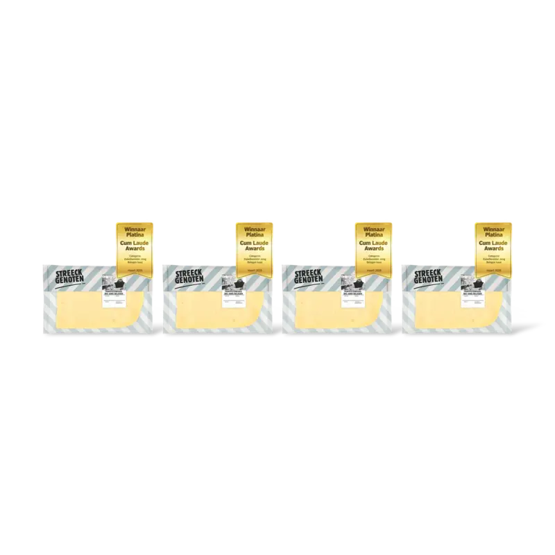 Streeckgenoten Trappistenkaas bio jong belegen 4-pack