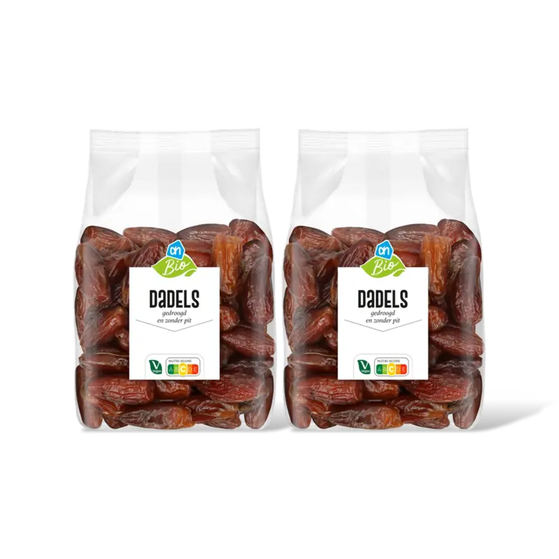 AH Biologisch Dadels gedroogd zonder pit 2-pack