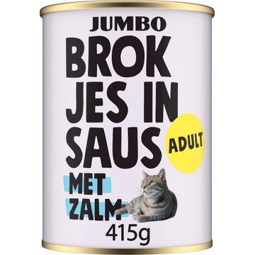 Jumbo Brokjes in Saus met Zalm Adult 415 g