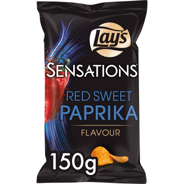Lay's Sensations Red Sweet Paprika Chips 150 gr