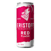 Eristoff vodka red flash