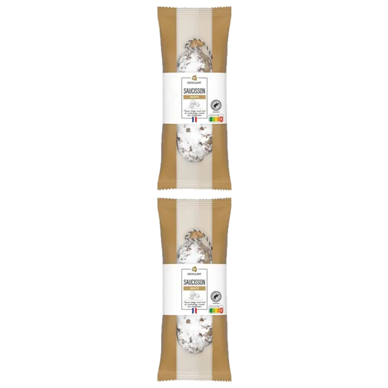 AH Excellent Saucisson sec aux noisettes 2-pack
