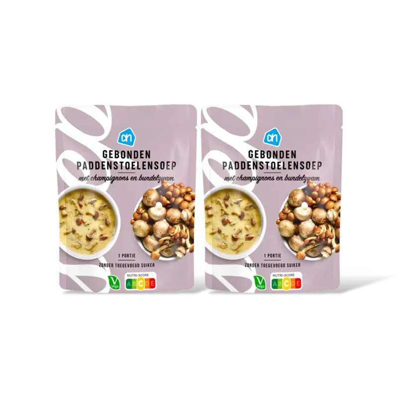 AH Gebonden paddenstoelensoep 2-pack