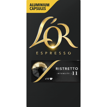 L'OR Espresso Ristretto Aluminium Capsules 10 Stuks 52 g