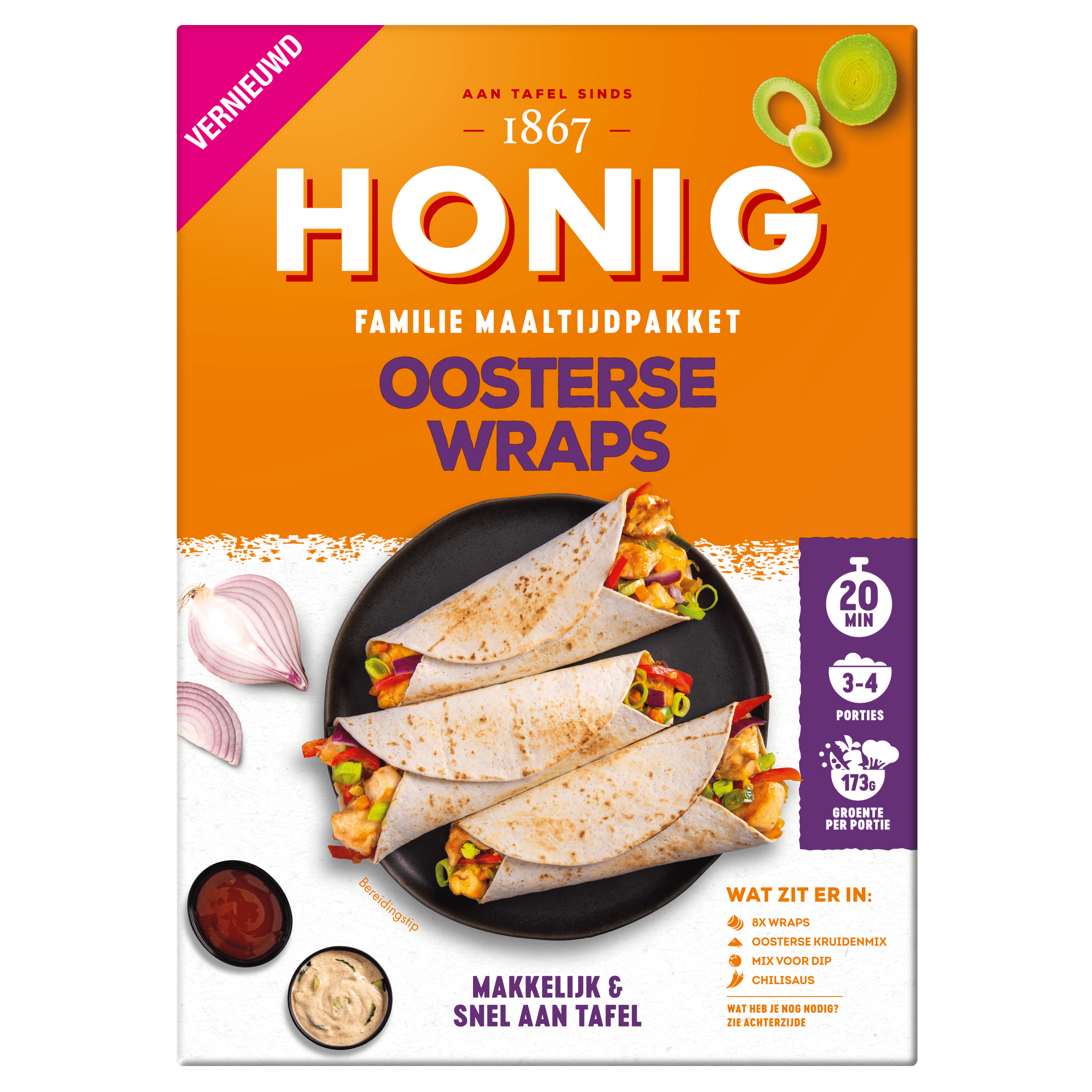 Honig Maaltijdpakket Oosterse Wraps