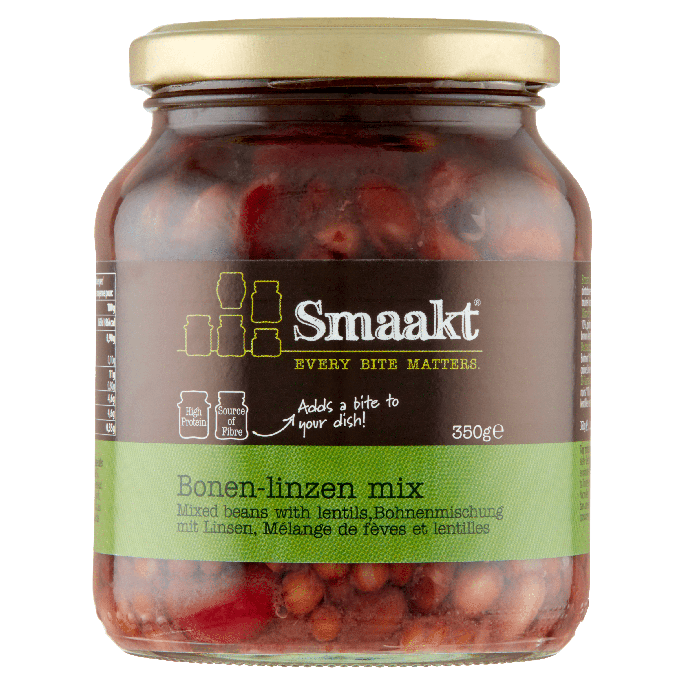Smaakt Bonen en linzenmix bio