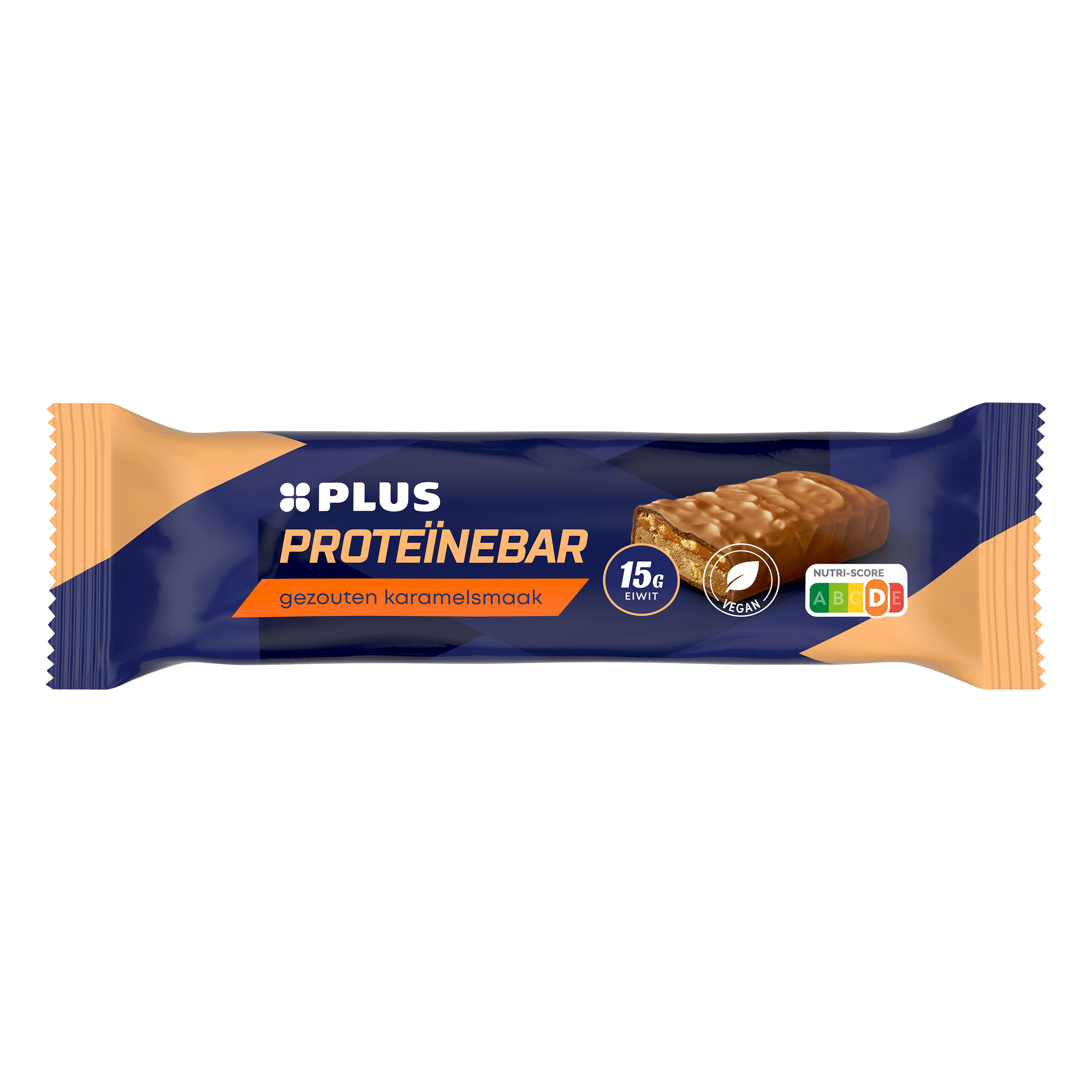 PLUS Vegan proteïne reep gezouten karamel