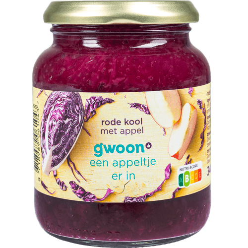 G'woon Rode kool met appel