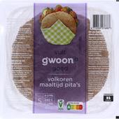 g'woon maaltijdpita's volkoren