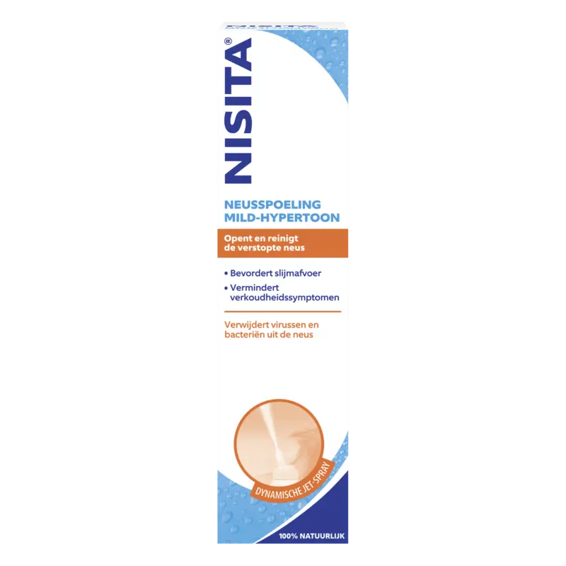 Nisita Neusspoeling mild-hypertoon jet-spray